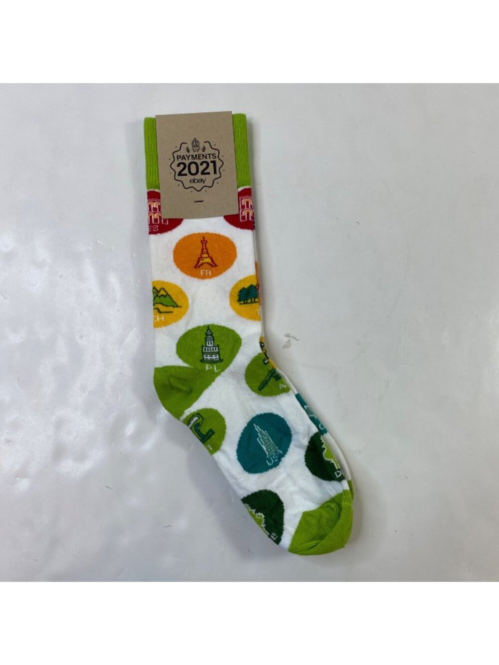Ebay Payments 2021 World Landmark Travel Novelty Crew Socks Unisex eBayana